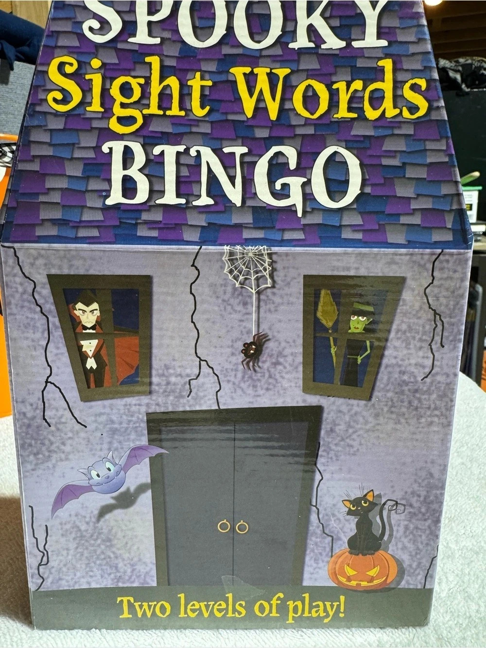 Canopy Books Spooky Sight Words Bingo Game